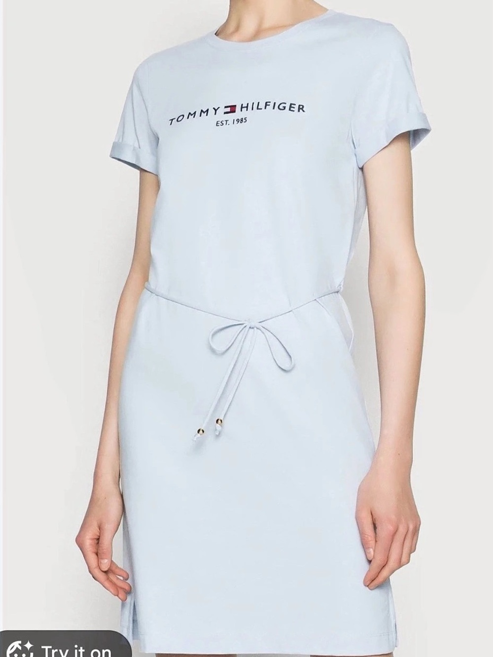 Tommy Hilfiger 1985 Collection T-Shirt Mini Dress Blue